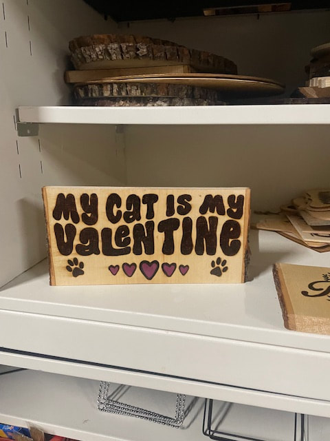 Wood signs for cat lovers