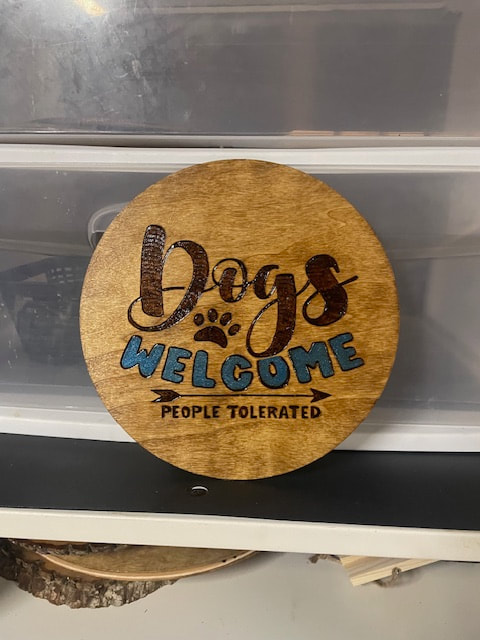 Wood signs for dog lovers